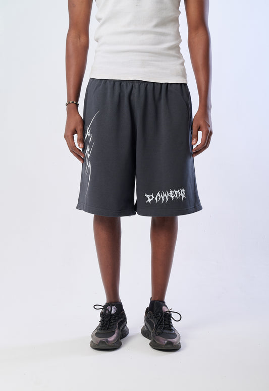 HUSTLE HABIT CHARCOAL SHORT