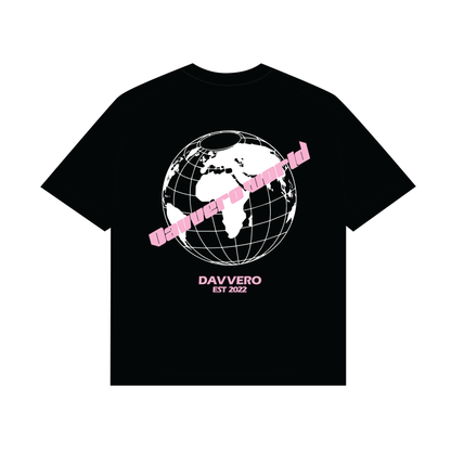 DAVVERO WRLD BLACK TEE