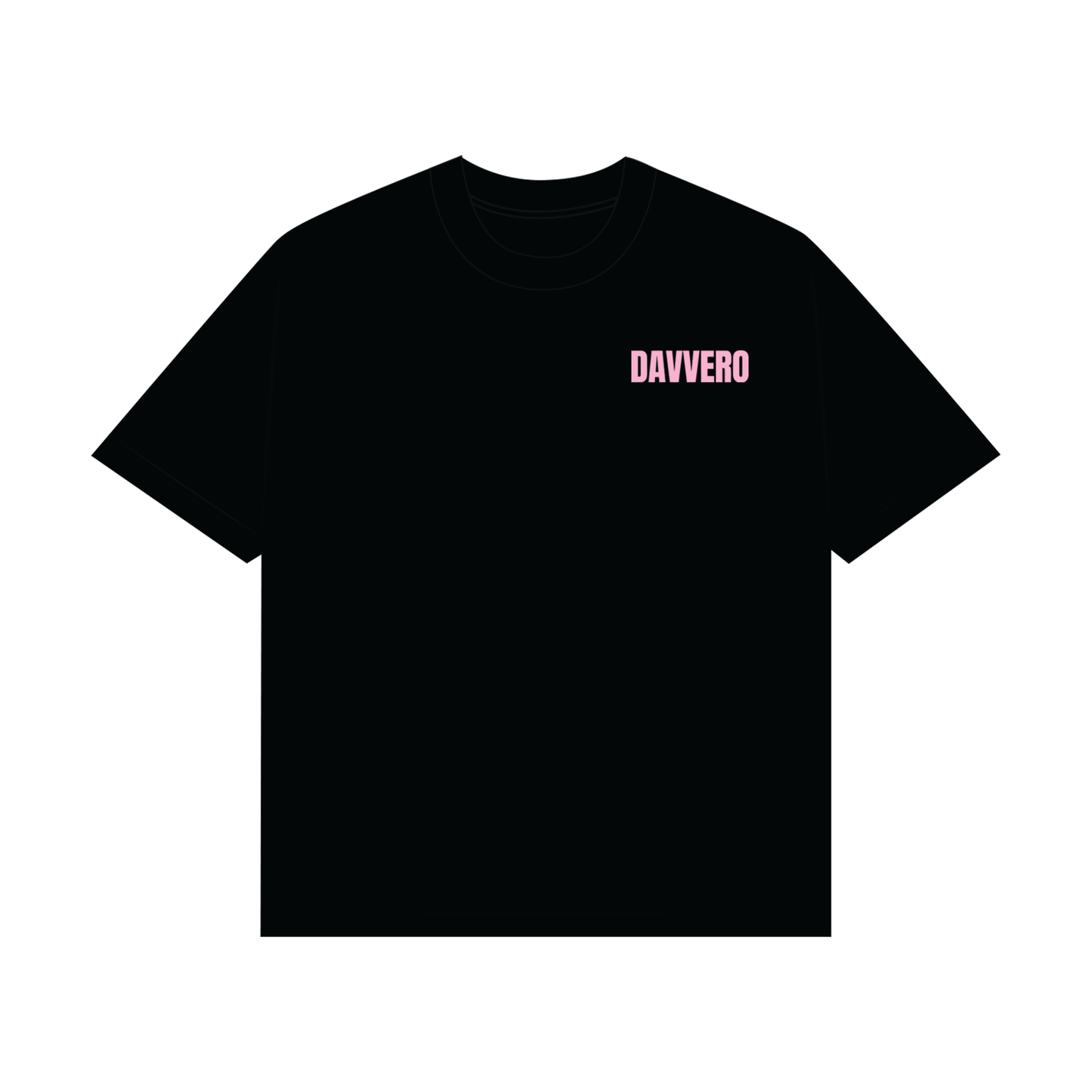 DAVVERO WRLD BLACK TEE