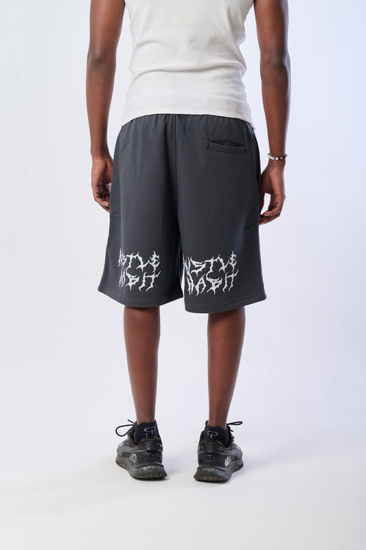 HUSTLE HABIT CHARCOAL SHORT