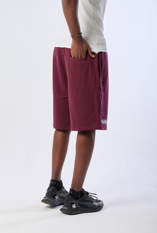 BORN TO SUCCEED BURGUNDY SHORT