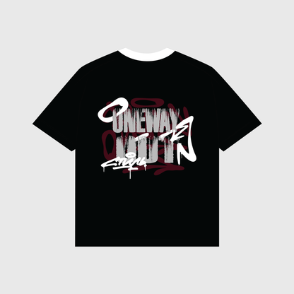 ONEW WAY OUT BLACK TEE