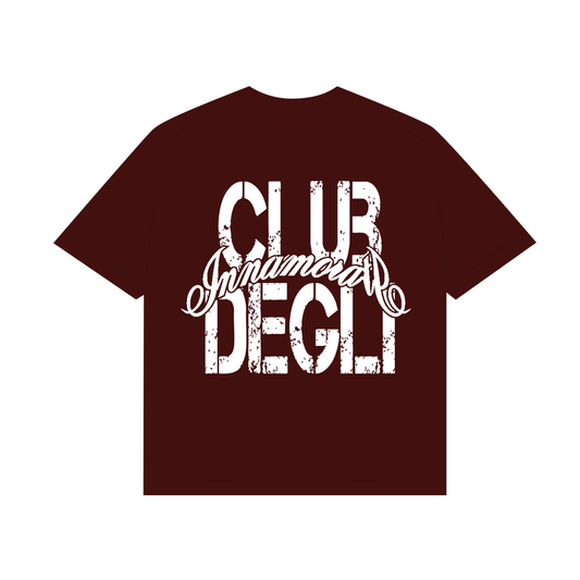 CLUB DEGLI BURGUNDY TEE
