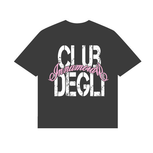 CLUB DEGLI CHARCOAL TEE