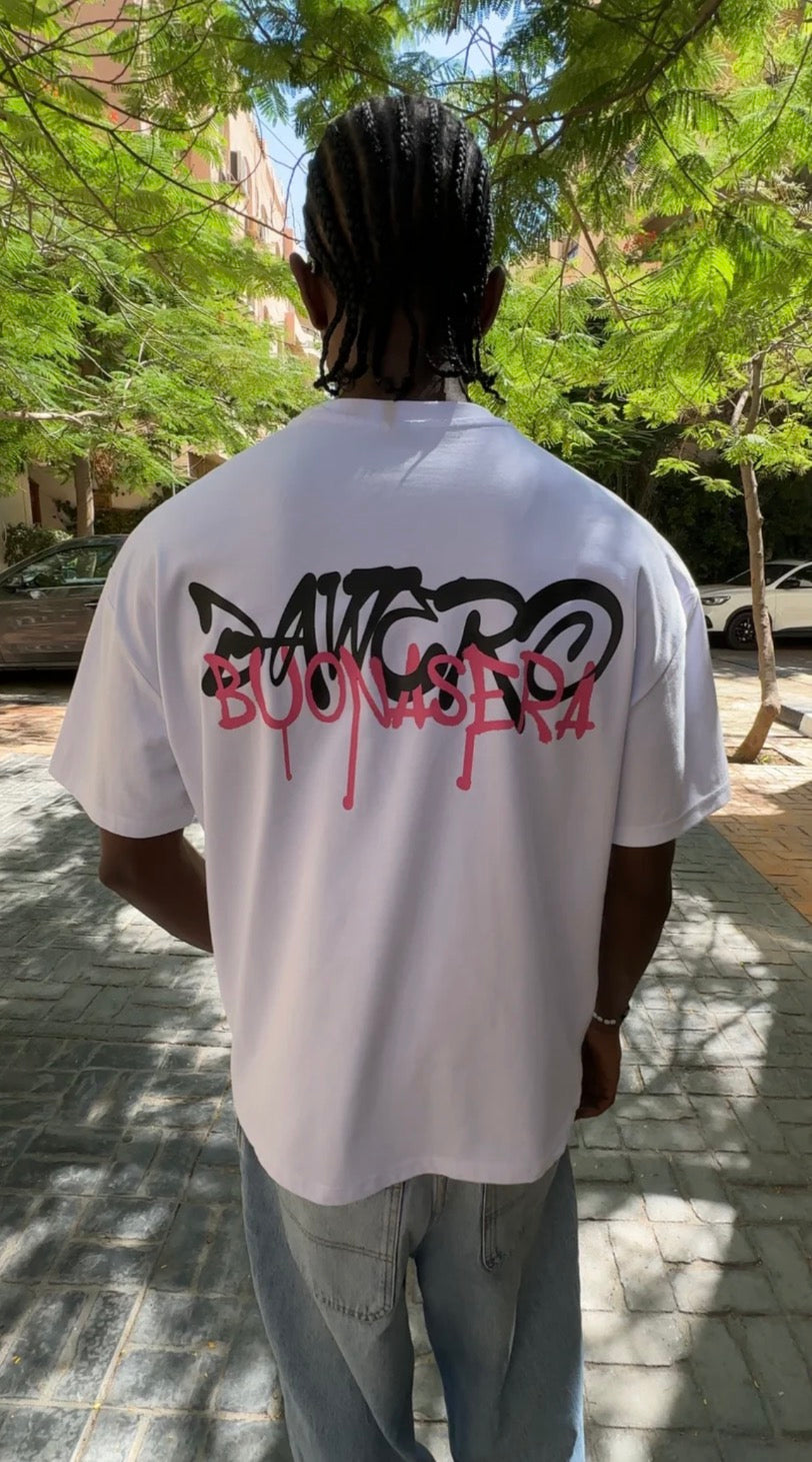 BOUNASERA WHITE TEE