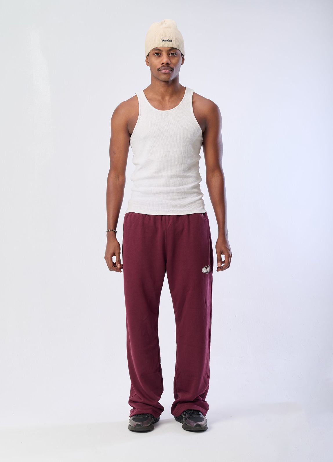 SUMMER BURGUNDY SWEATPANTS