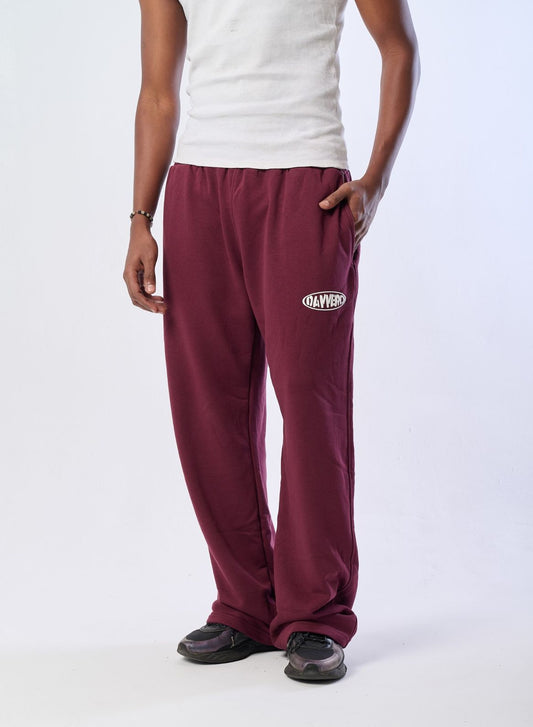 SUMMER BURGUNDY SWEATPANTS