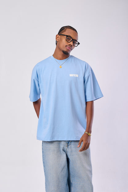LOOK MOM BABYBLUE TEE