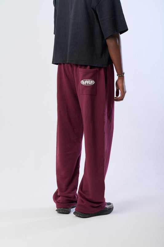 SUMMER BURGUNDY SWEATPANTS