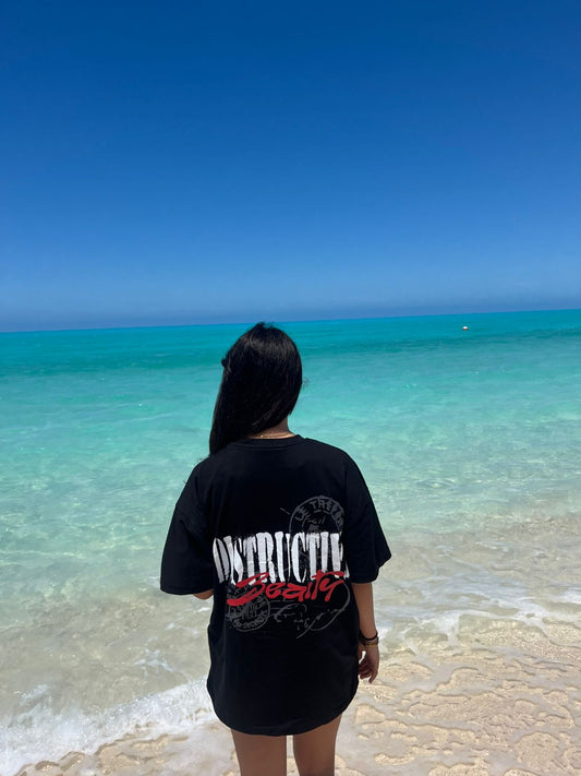 DISTRUCTIVE BLACK TEE